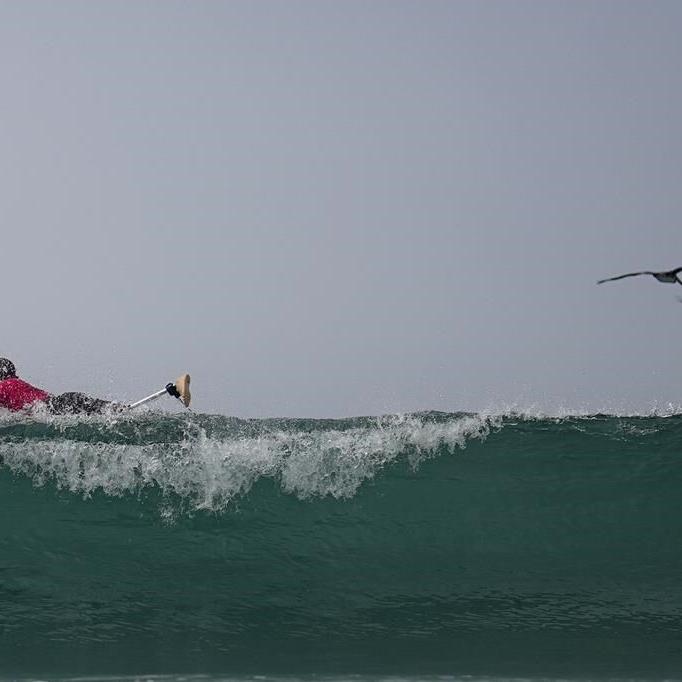 好色tv para surfer Victoria Feige fights to get her sport included in 2028 Los Angeles Paralympics